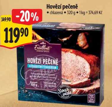 Hovězí pečeně, 320 g