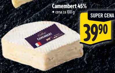 Camembert 45%, cena za 100 g