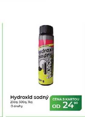 Hydroxid sodný 250g, 500g, 1kg