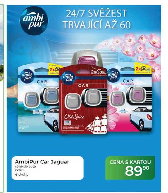 Ambi Pur Car Jaguar vůně do auta 2x2ml 