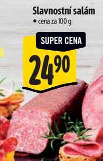 Slavnostní salám, cena za 100 g