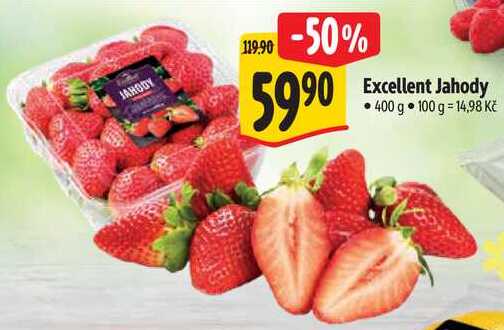 Excellent Jahody, 400 g 