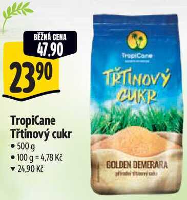 TropiCane Třtinový cukr, 500 g v akci