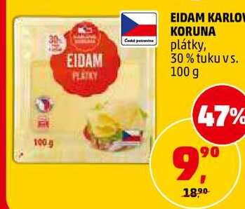 EIDAM KARLOVA KORUNA, 100 g