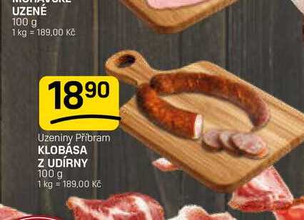 KLOBÁSA Z UDÍRNY 100 g 