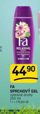 FA SPRCHOVÝ GEL vybrané druhy 250 ml 