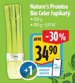 Nature's Promise Bio Celer řapíkatý, 350 g