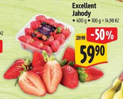 Excellent Jahody, 400 g