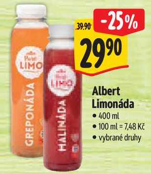 Albert Limonáda, 400 ml 