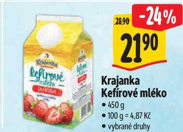 Krajanka Kefírové mléko, 450 g
