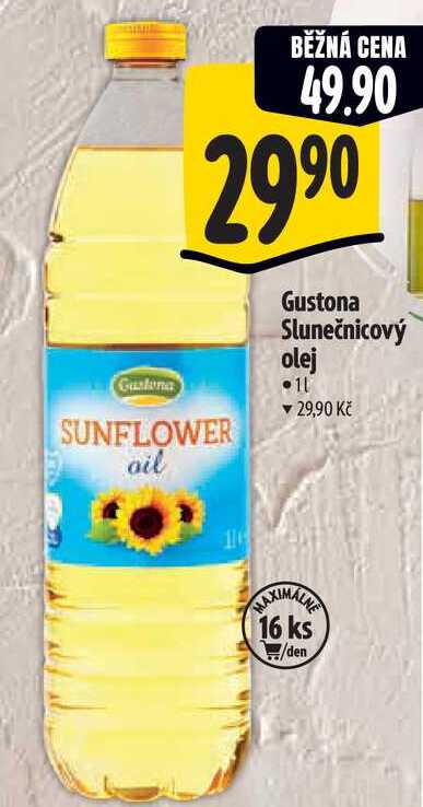 Gustona Slunečnicový olej, 1 l