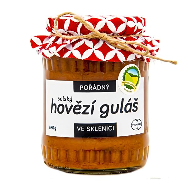 Pořádně ve sklenici Hovězí guláš