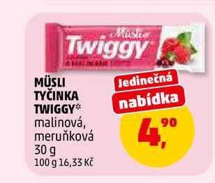MÜSLI TYČINKA TWIGGY, 30 g 
