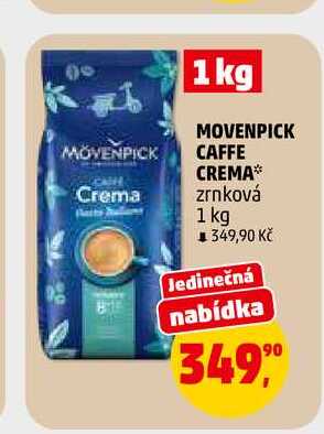 MOVENPICK CAFFE CREMA zrnková, 1 kg