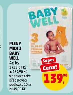 PLENY MIDI 3 BABY WELL, 46 ks
