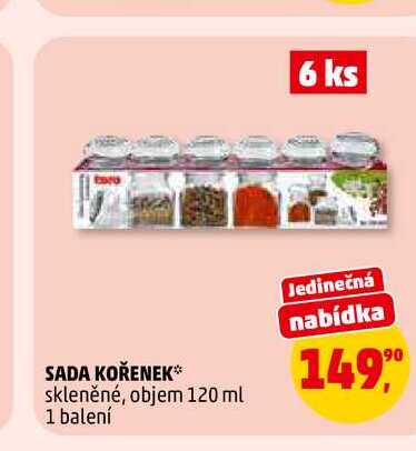 SADA KOŘENEK, 6 ks
