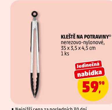 KLEŠTĚ NA POTRAVINY, 1 ks