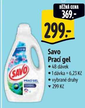 Savo Prací gel, 48 dávek