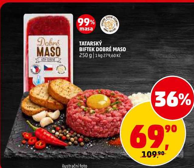 TATARSKÝ BIFTEK DOBRÉ MASO, 250 g
