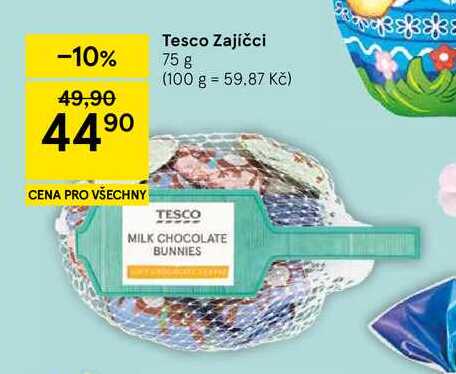 Tesco Zajíčci, 75 g 