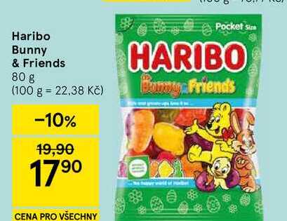 Haribo Bunny & Friends, 80 g