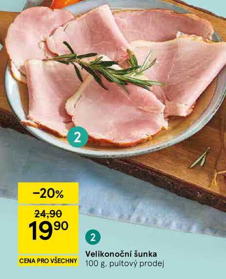 Velikonoční šunka, 100 g 