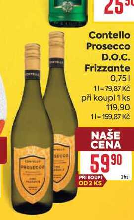 Contello Prosecco D.O.C. Frizzante 0,75l