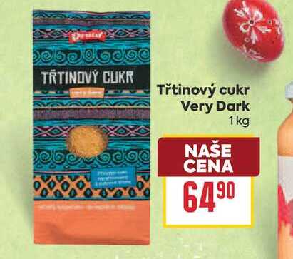 Třtinový cukr Very Dark 1 kg