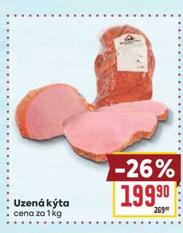 Uzená kýta cena za 1 kg 