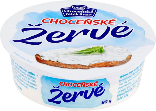 Choceňské Žervé Čerstvý sýr natur