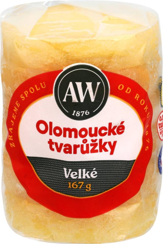 A.W. Loštice Olomoucká tvarůžky zrající sýr