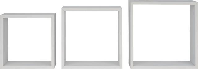 LIV&BO Sada poliček 3dílná, dřevěná