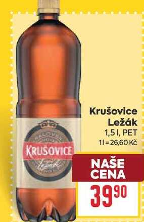 Krušovice Ležák 1,5 I, PET
