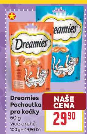 Dreamies Pochoutka pro kočky 60 g 