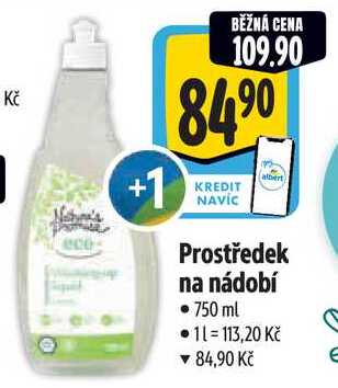 Prostředek na nádobí, 750 ml 