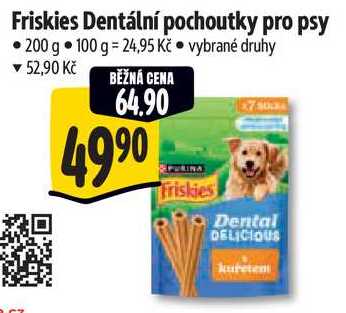 Friskies Dentální pochoutky pro psy, 200 g