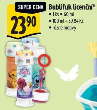 Bublifuk licenční