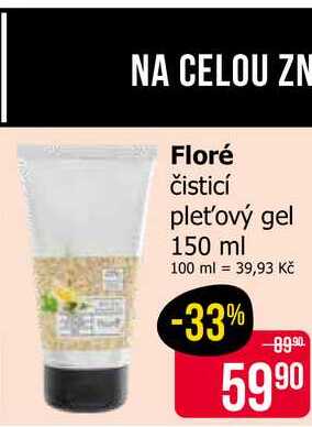 Floré čisticí pleťový gel 150 ml