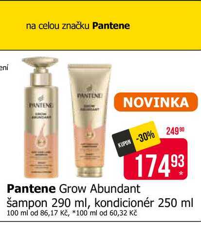 Pantene Grow Abundant šampon 290 ml