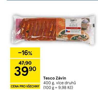 Tesco Závin, 400 g 