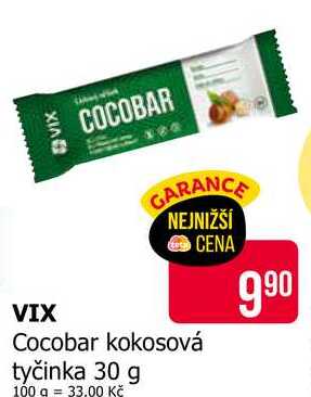 VIX Cocobar kokosová tyčinka 30 g 