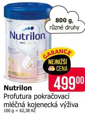 Nutrilon Profutura pokračovací mléčná kojenecká výživa 800 g