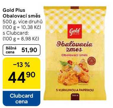 Gold Plus Obalovací směs, 500 g, více druhů 