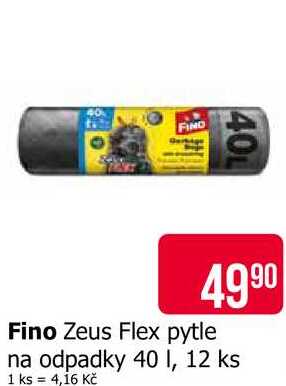 Fino Zeus Flex pytle na odpadky 40 I, 12 ks