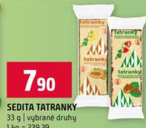 SEDITA TATRANKY 33 g