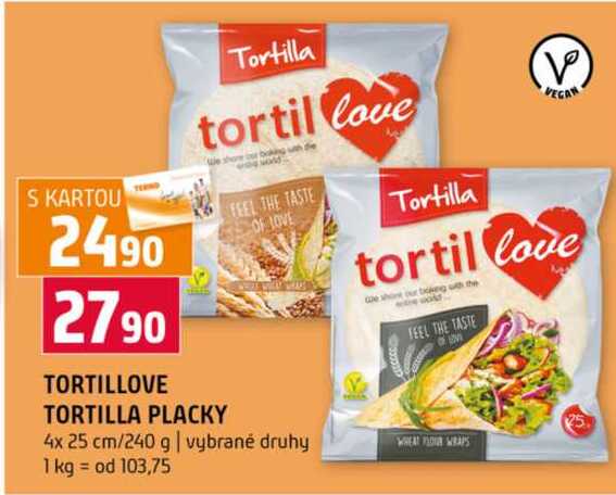 TORTILLOVE TORTILLA PLACKY 240 g