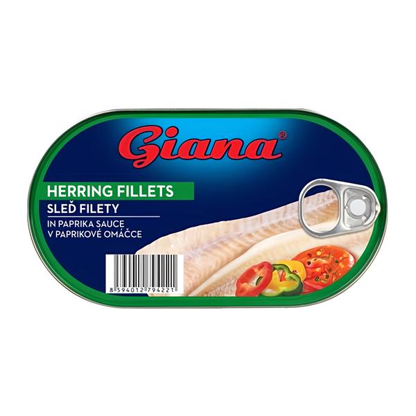 Giana Sleď filety v paprikové omáčce