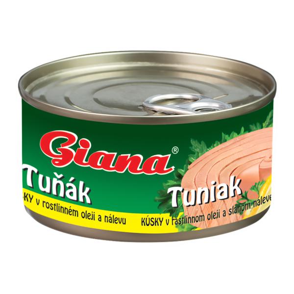 Giana Tuňák kousky v rostlinném oleji