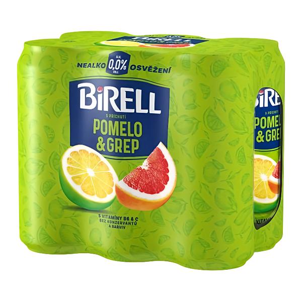 Birell 0.0 Pomelo & Grep nealkoholické pivo 6x0,5l