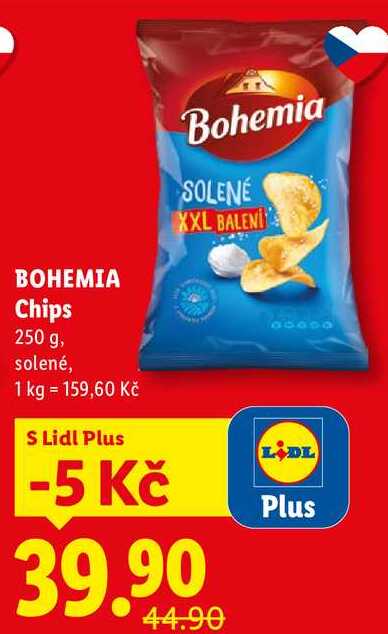 BOHEMIA Chips, 250 g